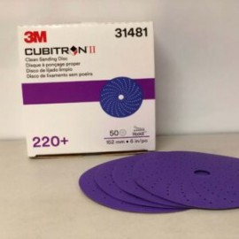 Disco Hookit™ Clean Sanding Cubitron II 6? G-220+ (Subempaque c/50)